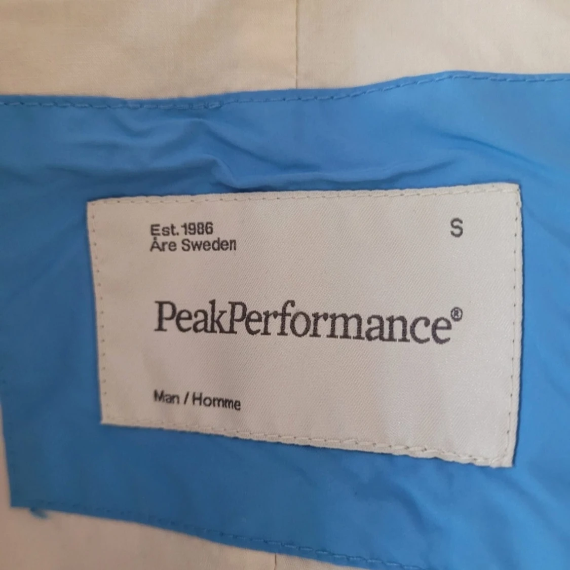 Blå vindjacka Peak Performance S - 3