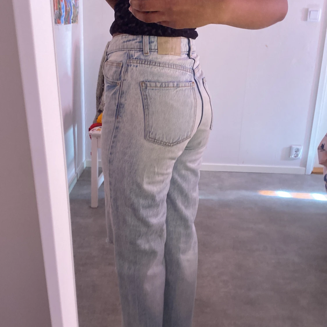 Ljusblå ripped jeans från FB Sister - 1