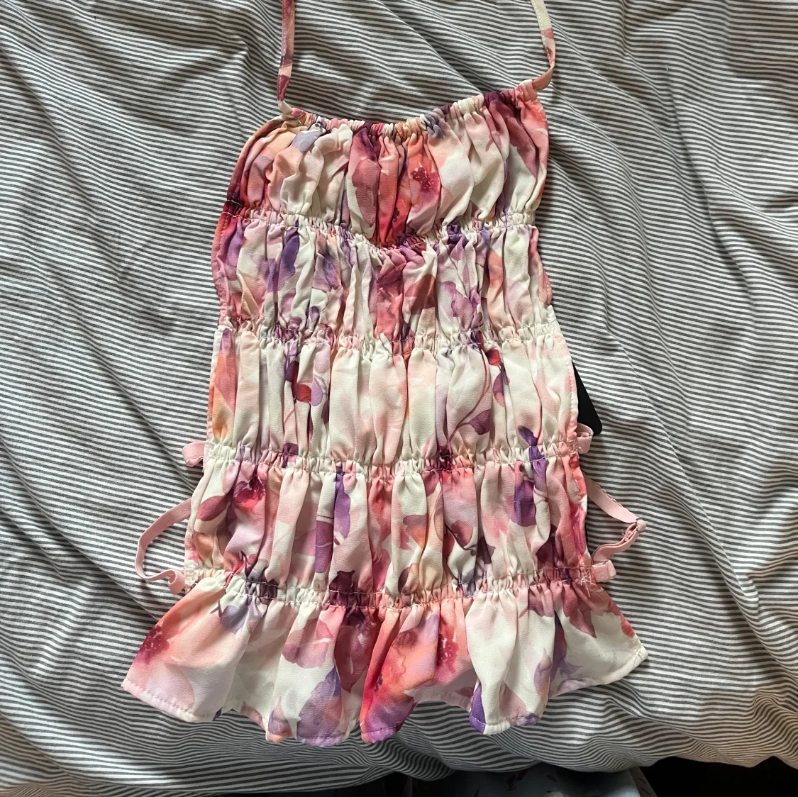 Blommig volangig set - 2