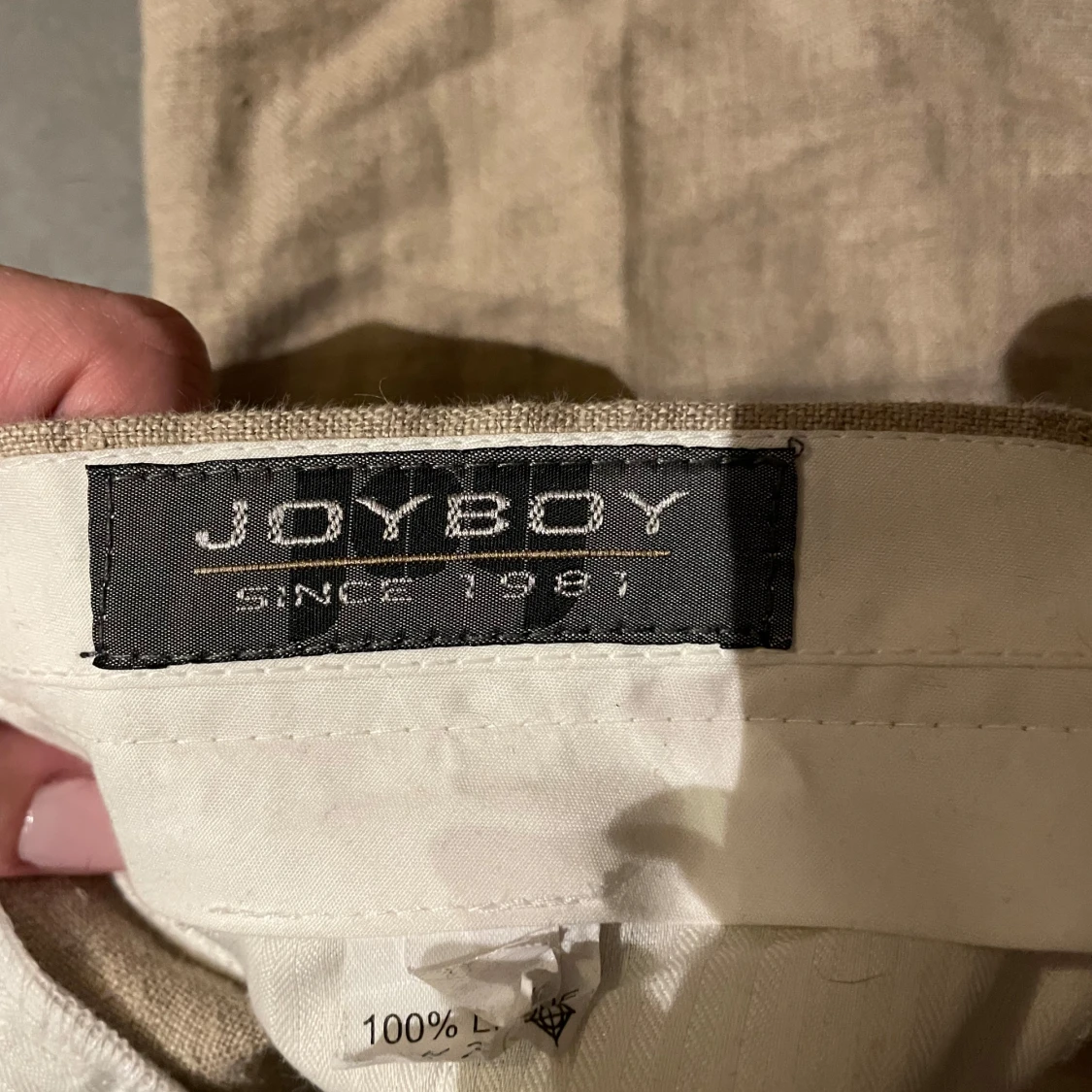 Beiga linnebyxor från Joyboy - 2