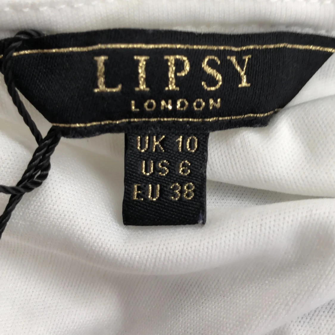 Vit spetsblus med knyt från Lipsy - 2