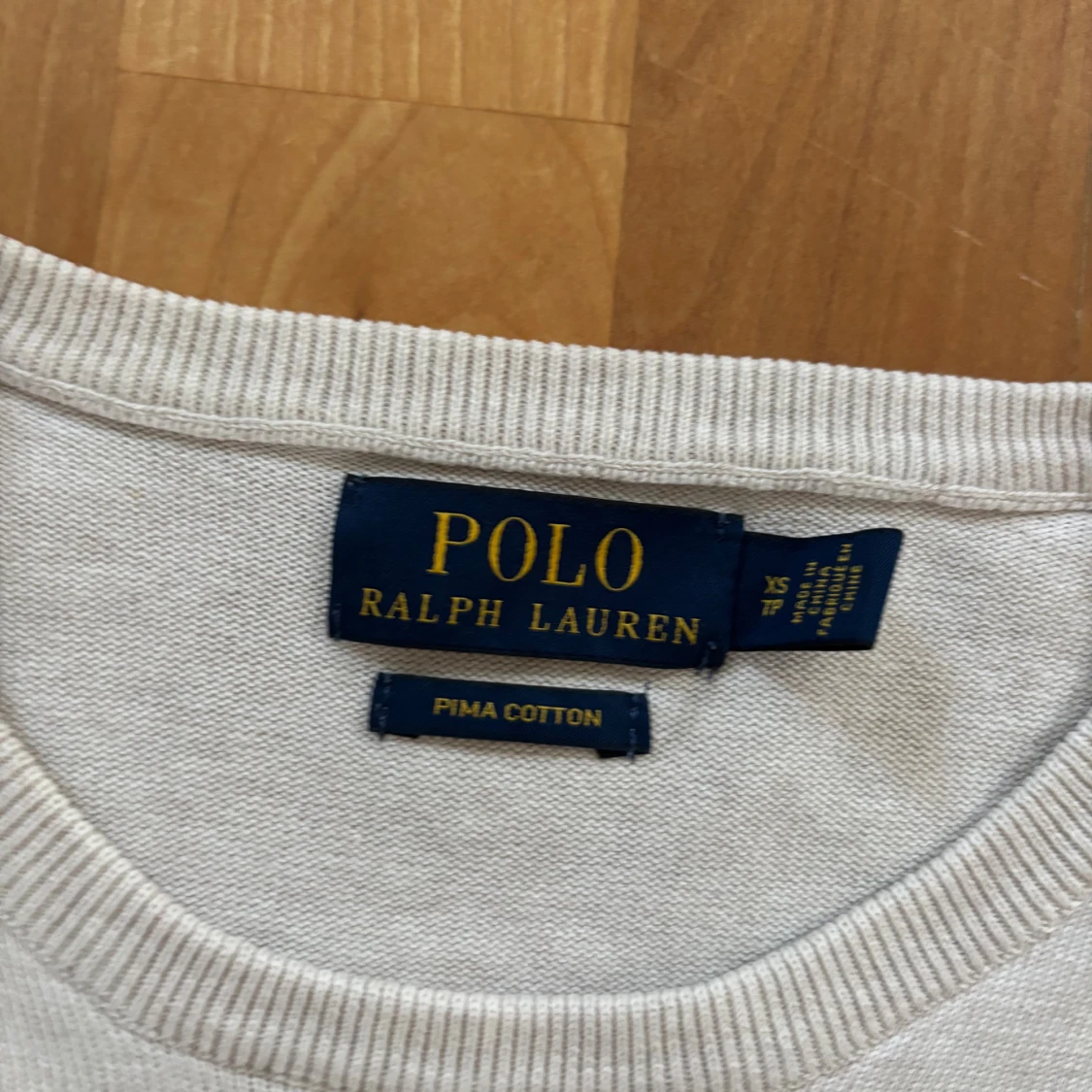 Ljusbeige tröja från Polo Ralph Lauren - 1
