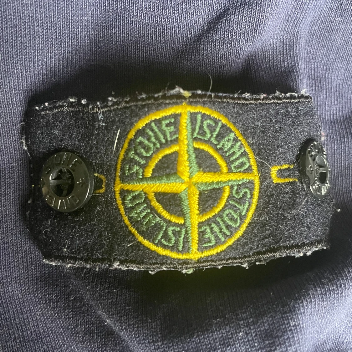Mörkblå sweatshirt från Stone Island - 1