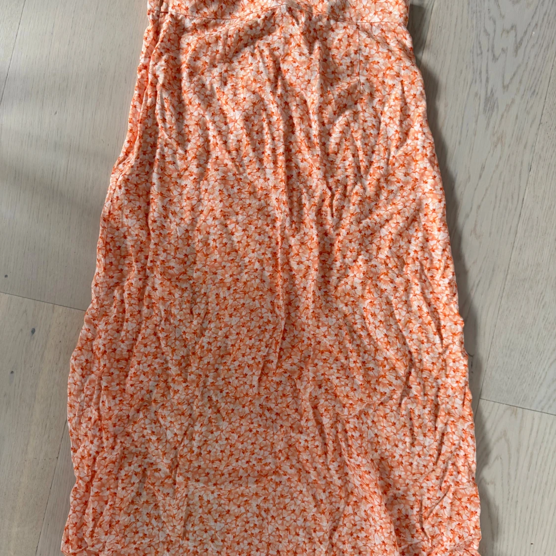 Blommig långkjol från H&M orange - 3