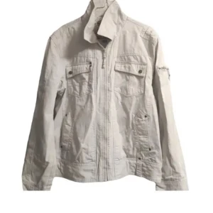 Höst/vårjacka🤍 - Vit oversized jacka, skriv för fler mått💕