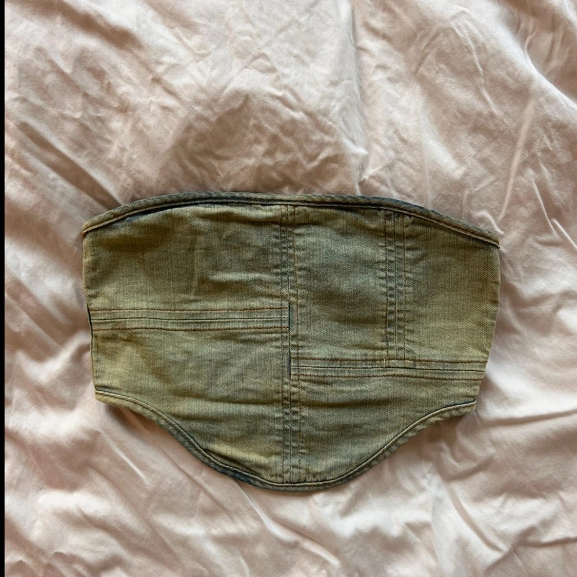 Washed denim topp  - 3