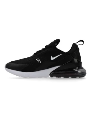 Nike Air Max 270 svarta sneakers - Svarta Nike Air Max 270 sneakers med vit sula och tydlig Air Max-dämpning i hälen. Skorna har mesh-ovandel, snörning och flera vita Nike-loggor. Helt nya kontakta för fler bilder 