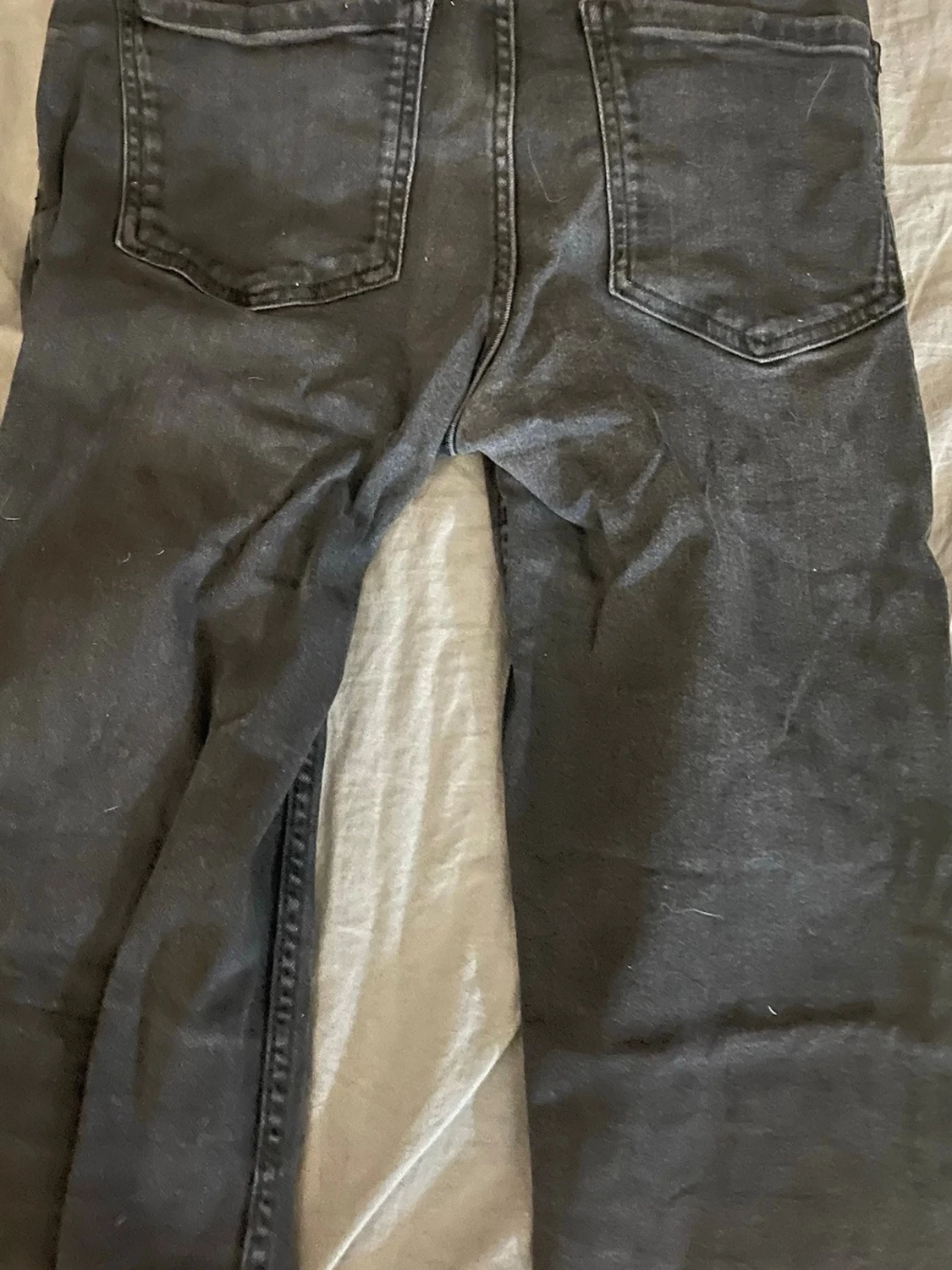 Low waist, bootcut svarta jeans!