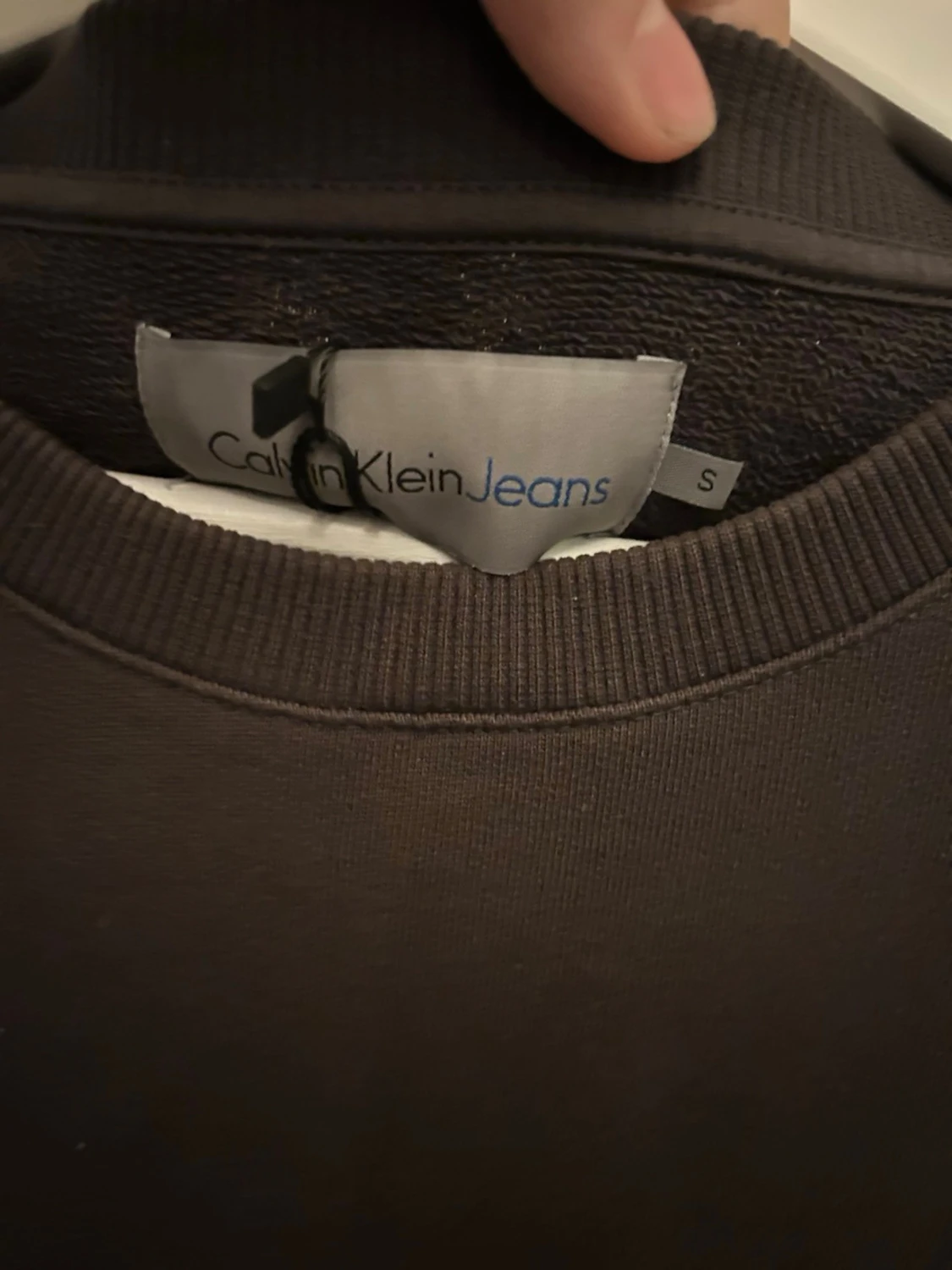 Svart sweatshirt från Calvin Klein Jeans - 1