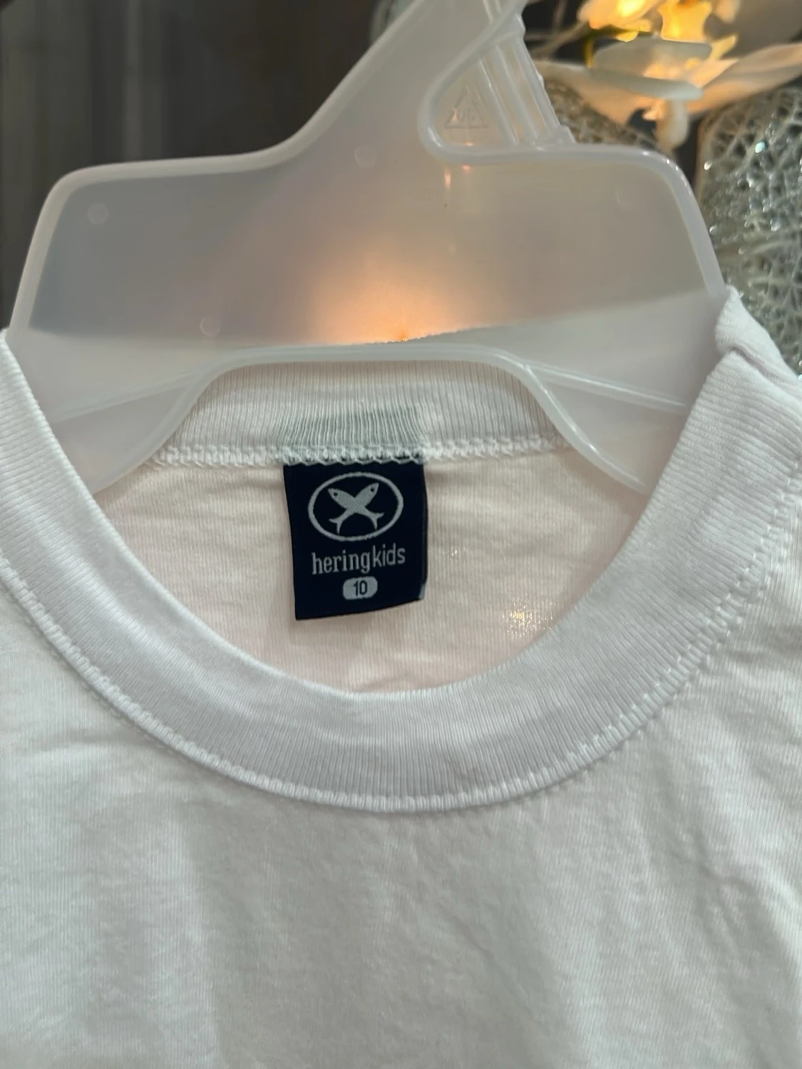 Vit basic t-shirt från Hering Kids - 1