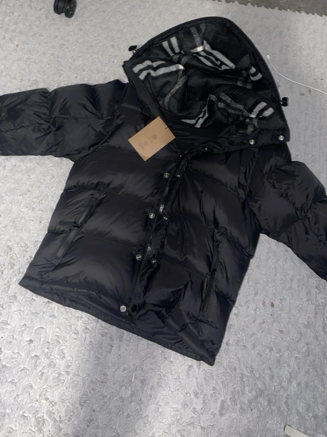 Burberry dunjacka med avtagbara ärmar – 2-i-1 (jacka + väst)