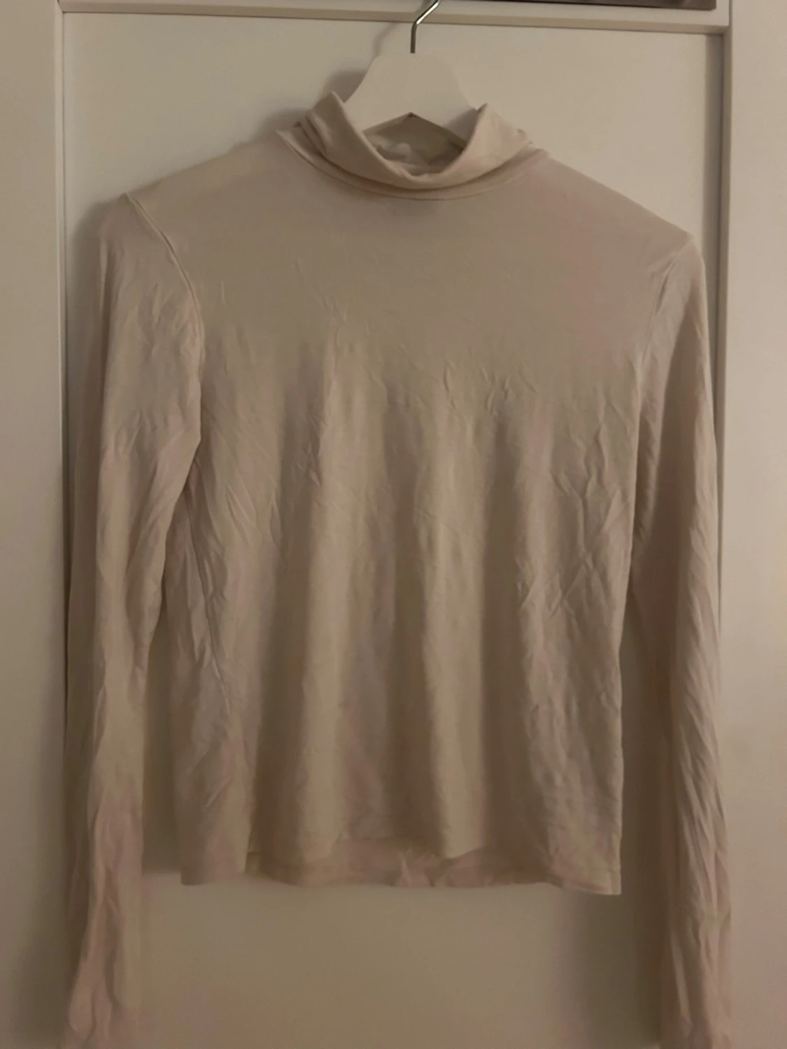 Beige polo tröja 