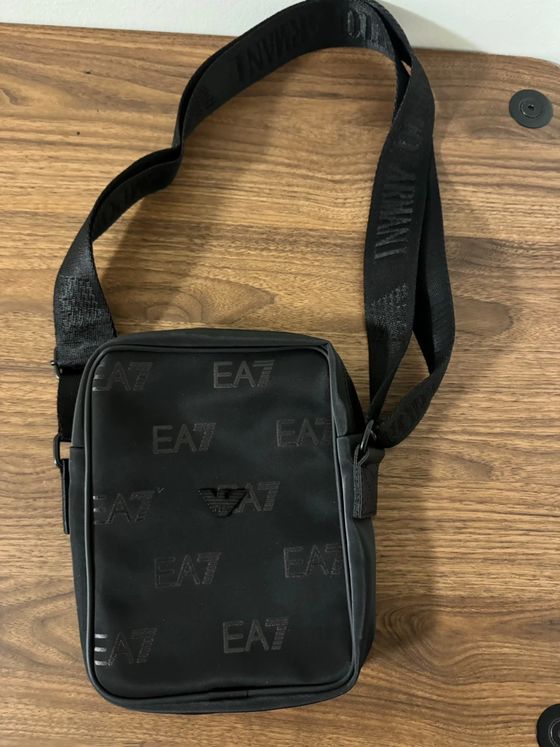 Svart axelväska från EA7 Emporio Armani - 1