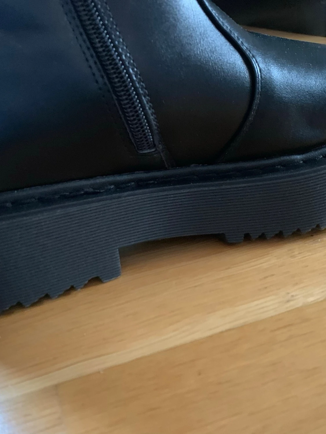 Svarta Chelsea boots med dragkedja - 6