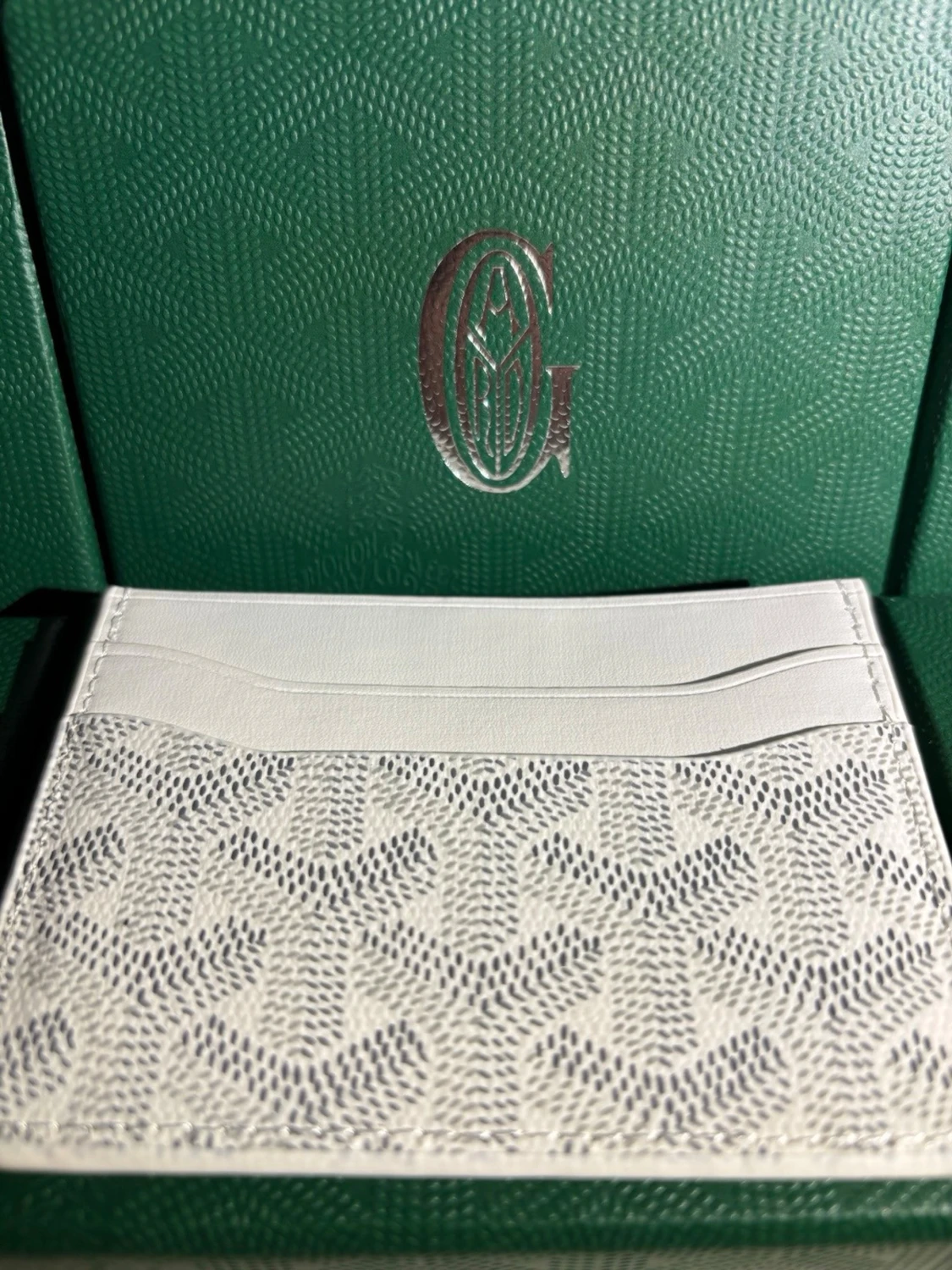 Vit korthållare - 1