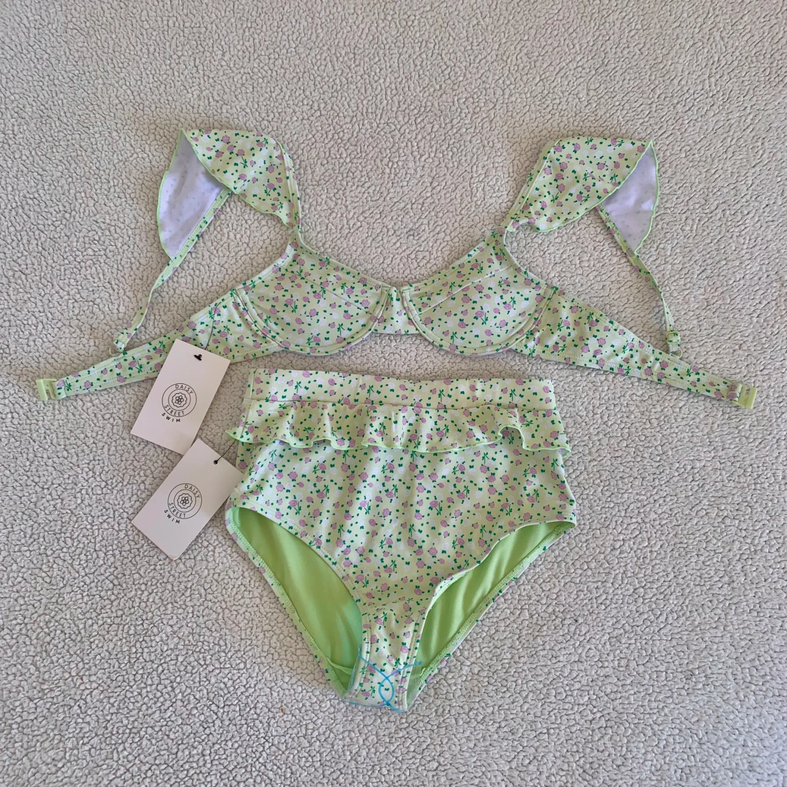 ASOS grön blommig bikini - 90