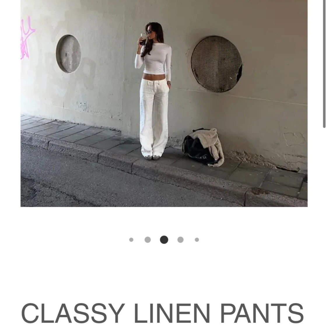 Alobha linnebyxor - 90