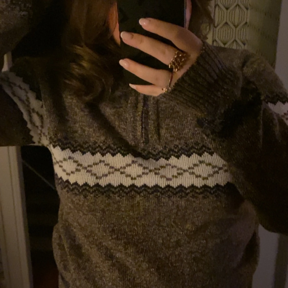 Stickad höst tröja🍁 - 90