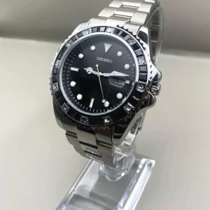 Seiko Clocka - SEIKO mod Black Gems 40 mm