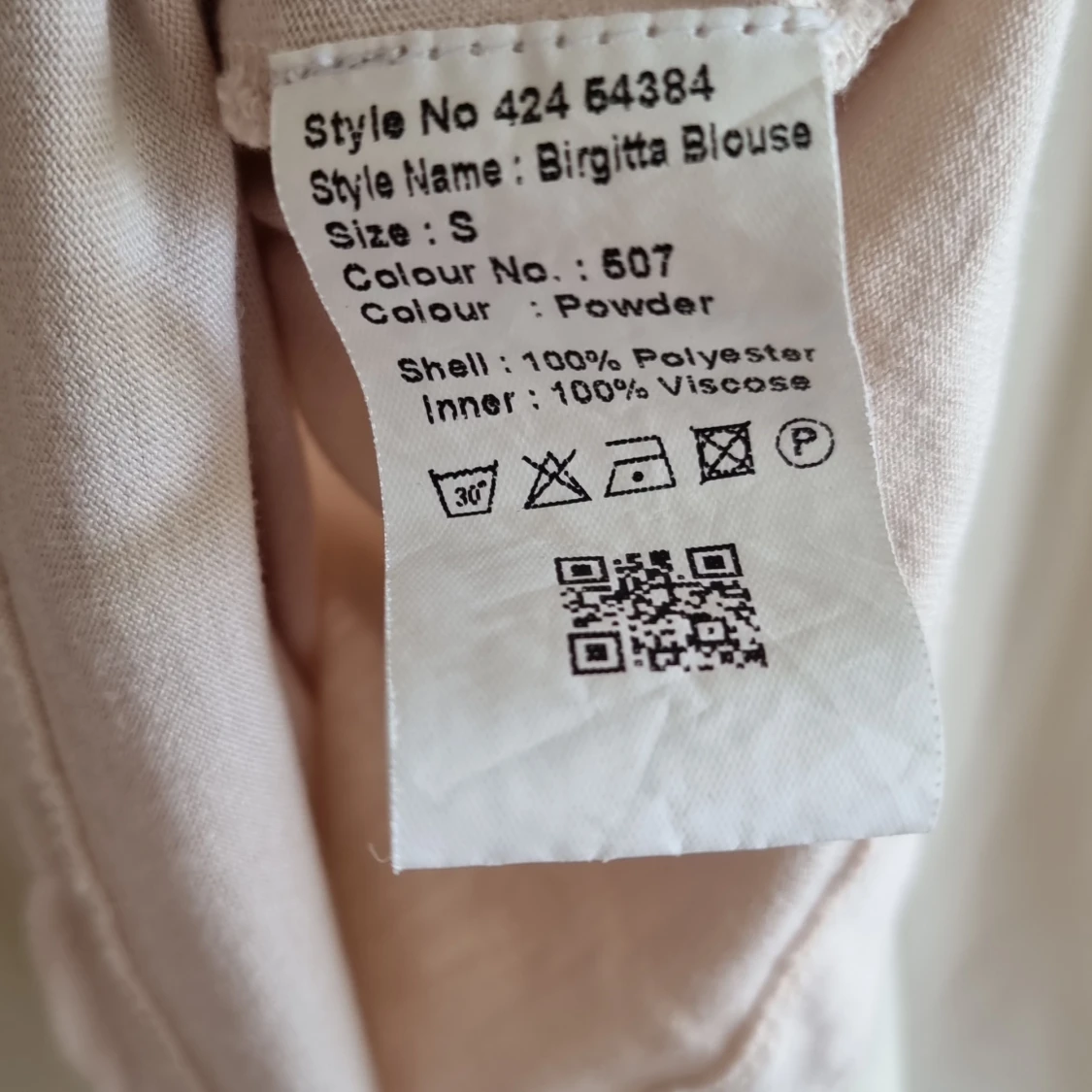 Isay blus och linne, Strl: S - 93