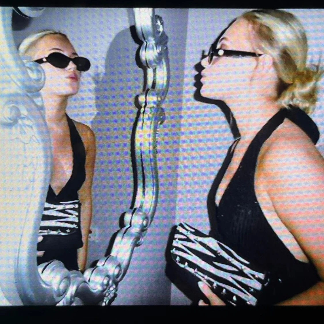 Zebra mönstrad väska