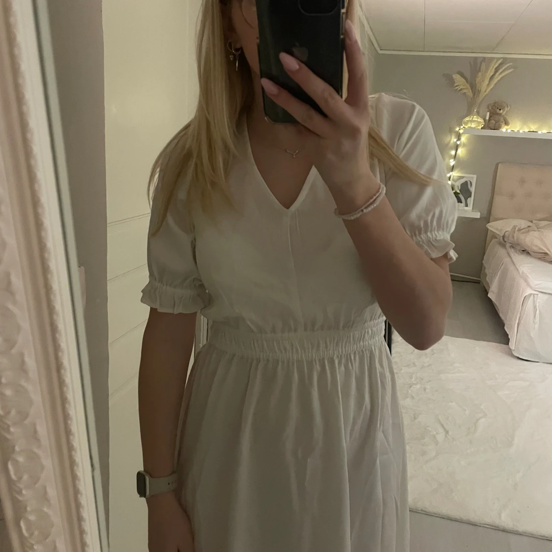 Vit klänning  - 90