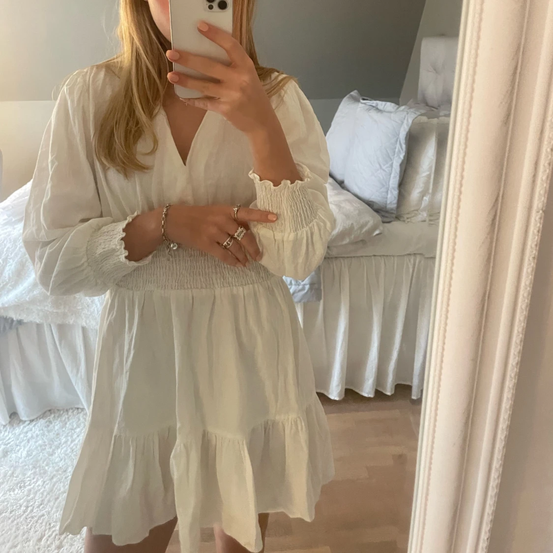 Så fin linne klänning - 91