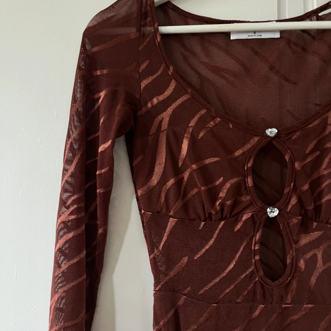 Klänning i mesh 🤎 - 90