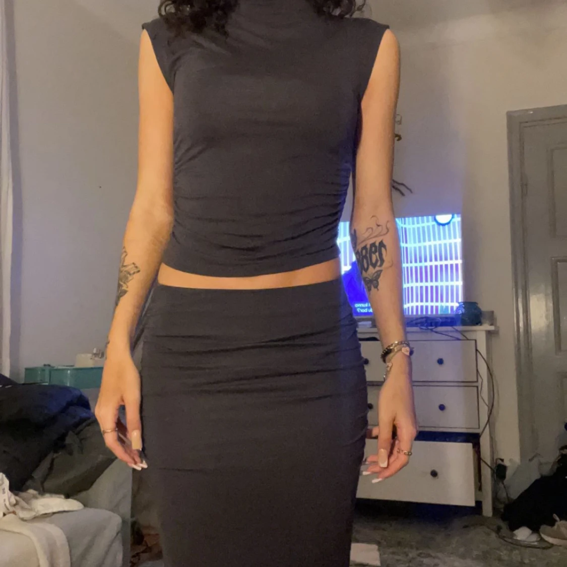 Gina tricot kjol set - 90