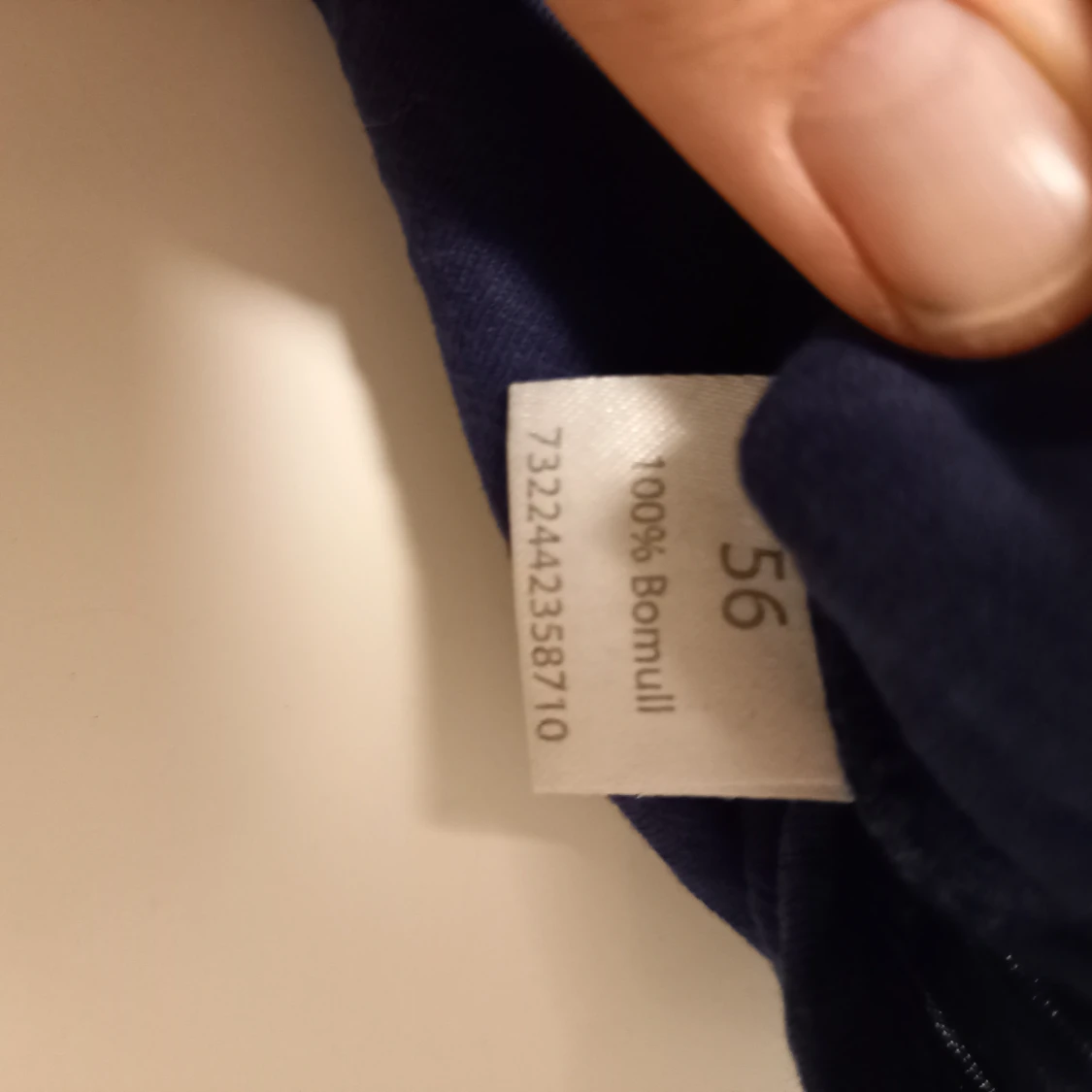 Marinblå body strl. 56 - 92