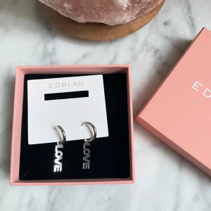 Silver örhängen  - Supersöta ”Love Hoops Steel” örhängen från Edblad! Helt oanvända pga att jag bär guld💕 original priset är 349kr!