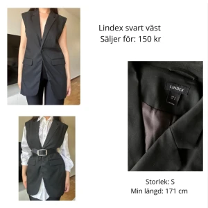 Lindex svart väst - Nyskick 