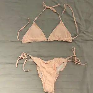 Ljusrosa bikini, använd 1 gång 