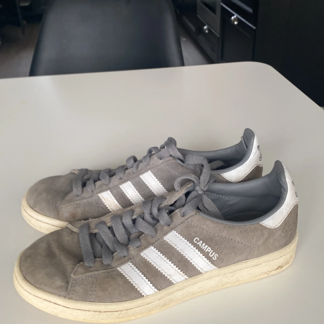 Adidas campus grey.               - 90