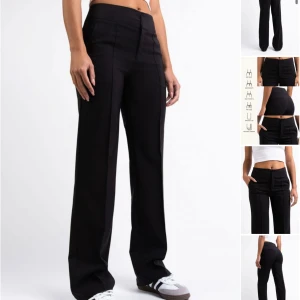 Mid waist kostymbyxor  - Fina från kostymbyxor från madlady men kommer inte till användning. Aldrig använda, så gott som nya. Hör av er vid minsta fundering. Pris kan diskuteras vid snabb affär <3