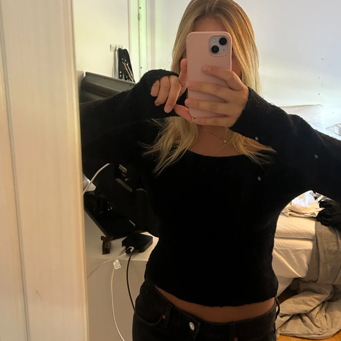 Stickad tröja  - 90