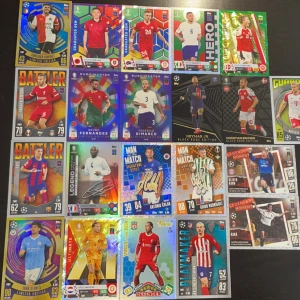 Fotboll - Helt Nya Sällsynta FOTBOLLS CHAMPIONS LEAGUE Och Euro 2024/2023 kort  Exklusiva och Sällsynta kort! Neymar (220-500kr) KAKA & Oliver (150-199kr) Patrick Viera  SIGNERAD! (100-159kr) Rasmus (59-99kr)