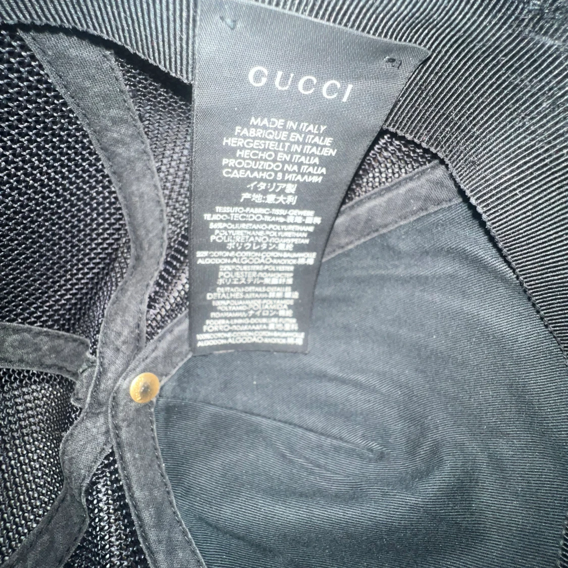 Gamla Gucci tiger kepsen ÄKTA - 91