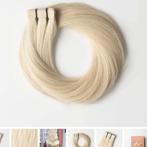 Tejp löshår - Jättefint tejp löshår från myexstensions, 50cm, 3 paket (Totalt 60st). Luxury modell med hållbarhet upp till ett år. Färg 60B, Testat 1 gång. Köpt för 4947kr