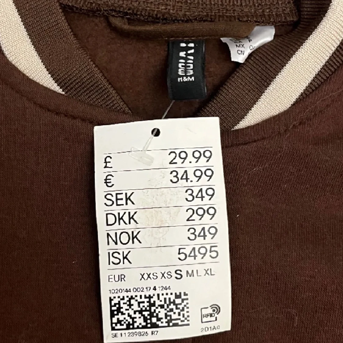 brun vintage varsity jacka - 91