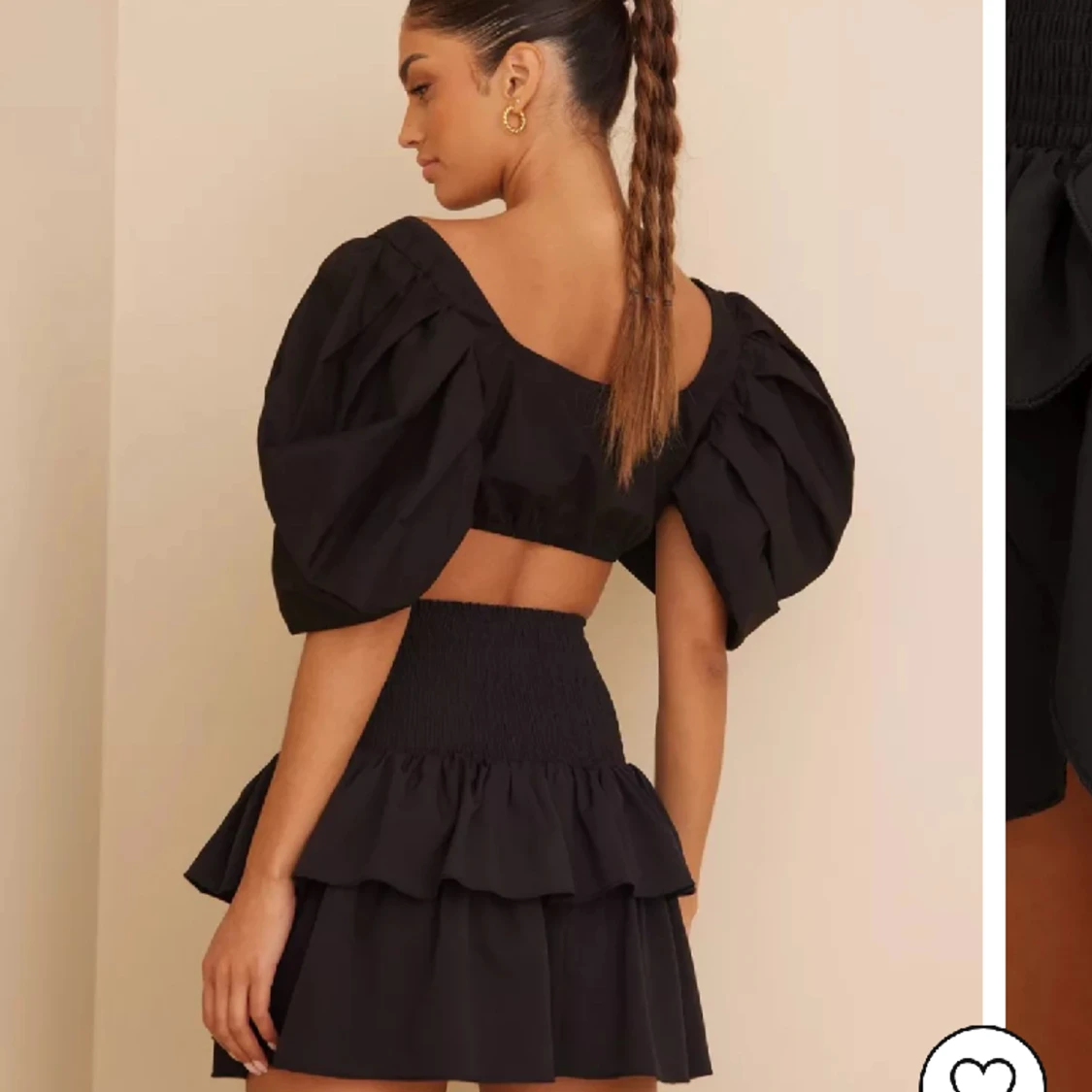 Helt oanvänd volangkjol