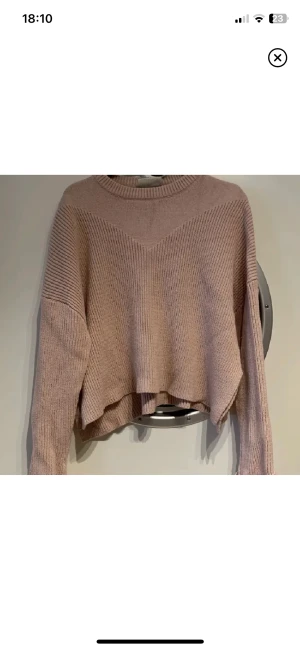 Monki tröja - Fin rosa stickad tröja från Mango