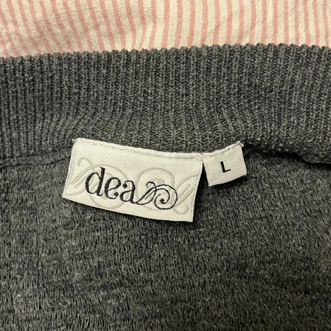 Grå stickad kofta🩶🩶 - 91