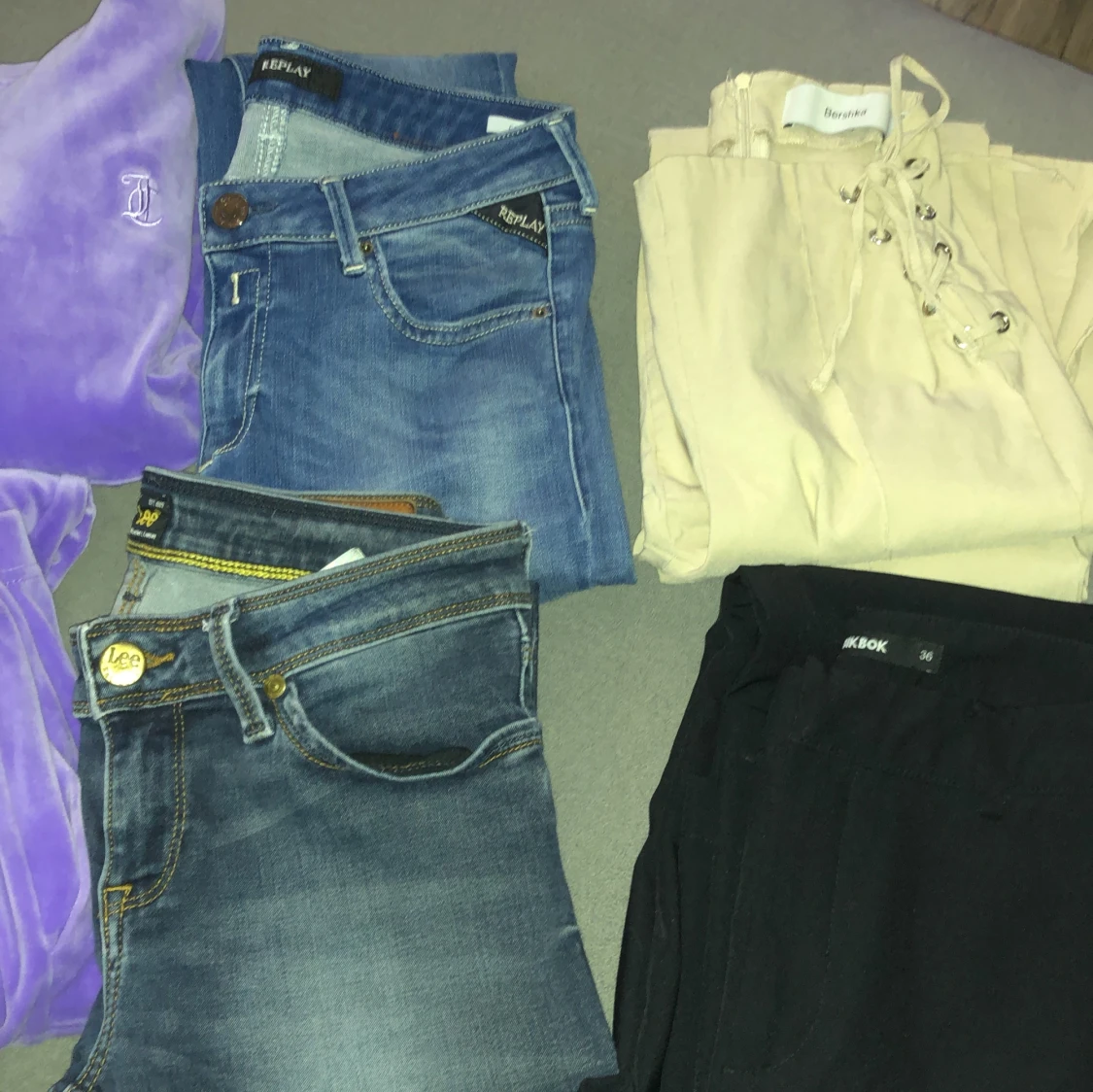 Jeans, kostymbyxor, byxor, juicy couture  - 90