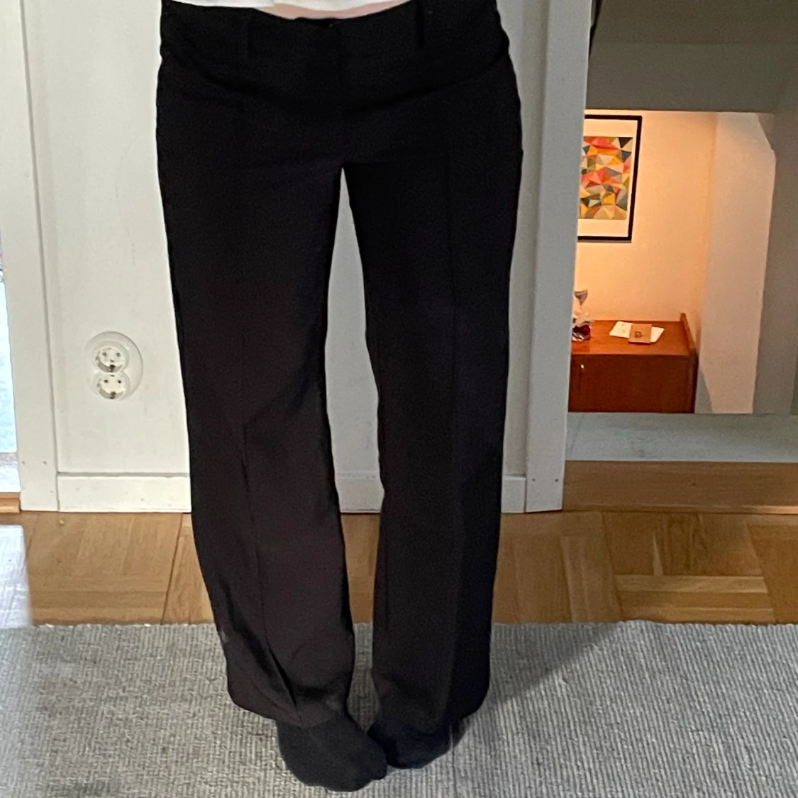 Lågmidjade kostymbyxor från Madlady