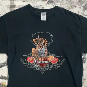 Vintage Betty Boop x Harley Davidson T-shirt. 