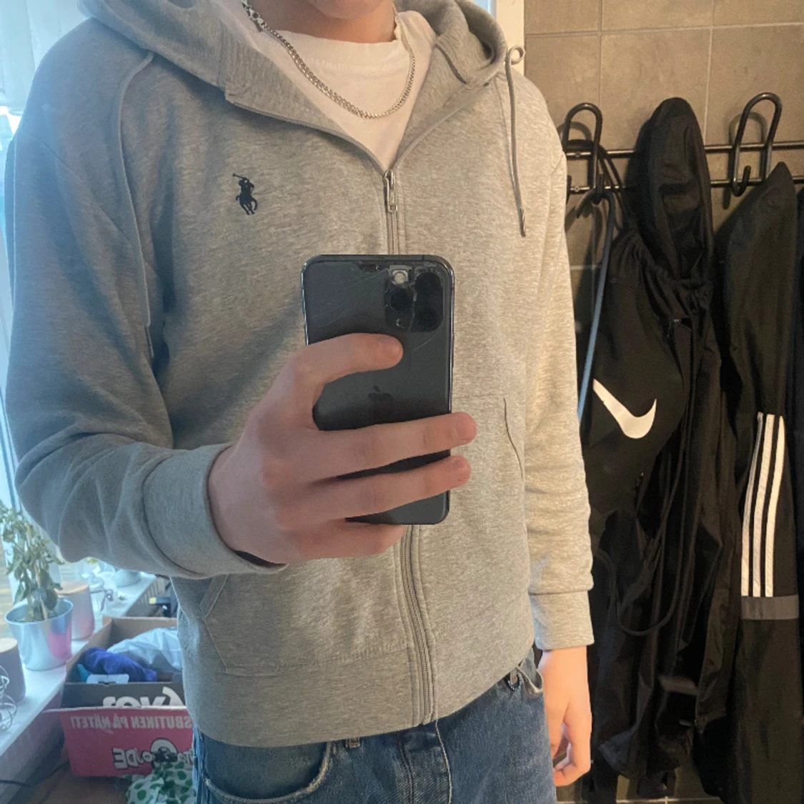 Ralph lauren zip tröja - 90