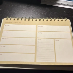 Weekly planer - Andvänd några ggr💗