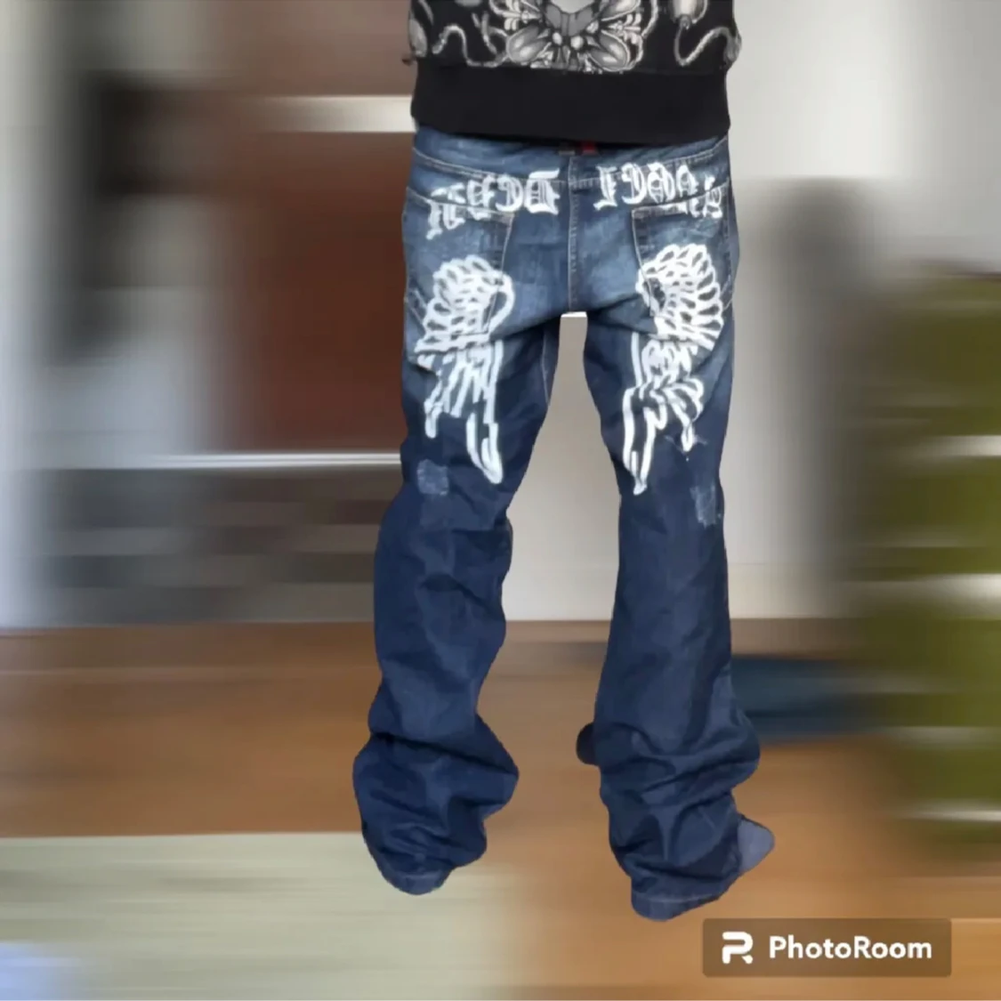 Y2k angel devil jeans