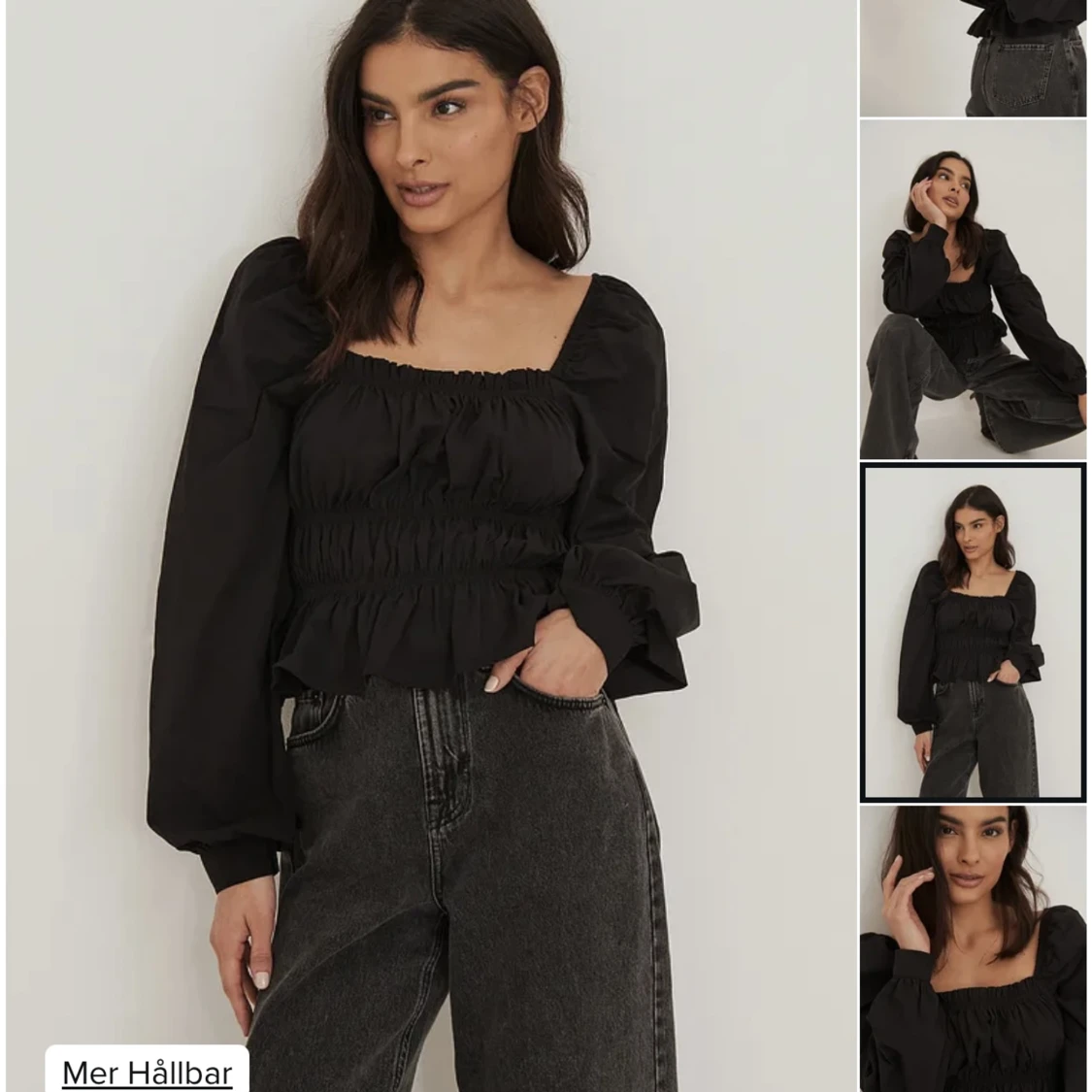Svart blus från NA-KD - 90